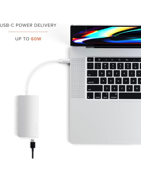 Adaptador Multiport USB-C Satechi V2 8 en 1 4K HDMI 115W