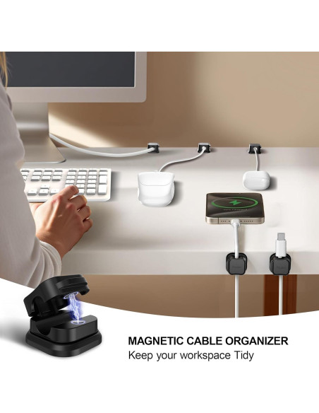 Organizador Magnético de Cables Picozon - Paquete de 6 Organizador Magnético de Cables Picozon - Paquete de 6