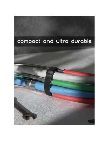 Correasa de Cable Reutilizables Aidunmis 24 Piezas 30.48 cm