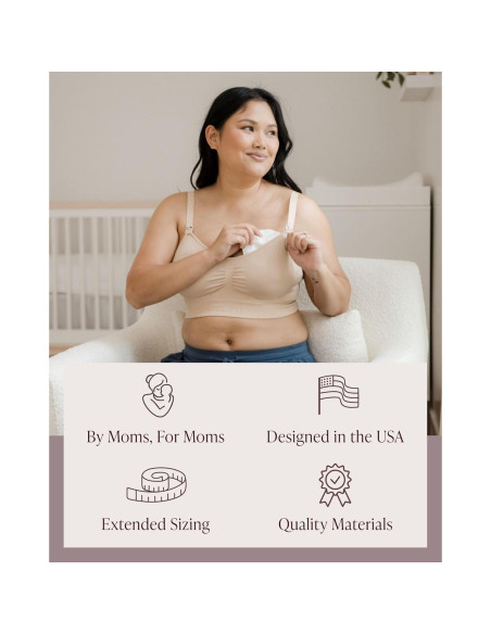 Almohadillas de Lactancia Reutilizables Kindred Bravely 10 Pzas