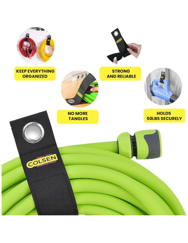 Correas de Almacenamiento Colsen 10" (6 Pack) para Cables y Mangueras