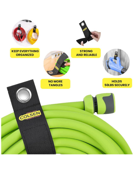 Correas de Almacenamiento Colsen 10" (6 Pack) para Cables y Mangueras