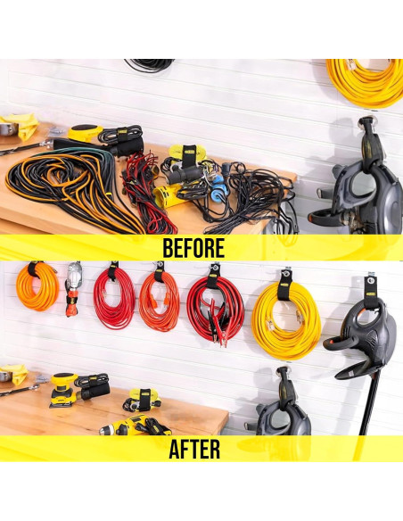 Correas de Almacenamiento Colsen 10" (6 Pack) para Cables y Mangueras