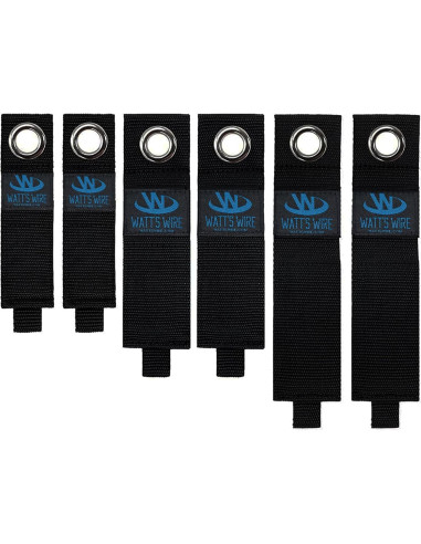 Correas de Almacenamiento de Alta Resistencia Watt's Wire - Paquete de 6