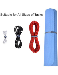 Correas de Cable Reutilizables Trilancer 20.32 cm 50 Piezas Negro 2