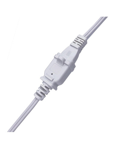 Cable de Extensión 1.52m Musunpara 2 Clavijas 10A 125V Blanco