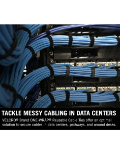 Cinta VELCRO ONE-WRAP Doble Cara 0.95 cm x 22.86 m 2