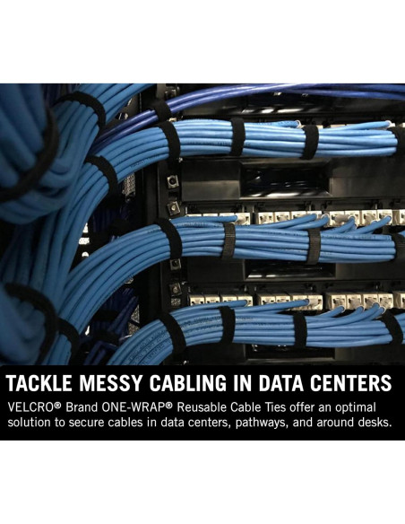 Cinta VELCRO ONE-WRAP Doble Cara 0.95 cm x 22.86 m