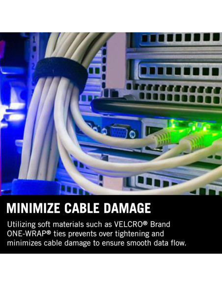 Cinta VELCRO ONE-WRAP Doble Cara 0.95 cm x 22.86 m