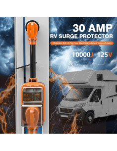 Protector de Sobretensión RV EPLCSE 30 Amperios 10000 Julios 2