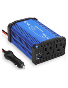 Inversor de Potencia de Coche ALLWEI 300W 12V a 220V USB-C