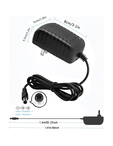 Adaptador de Alimentación DC 5V 3A MTYTOT 15W para LED y CCTV