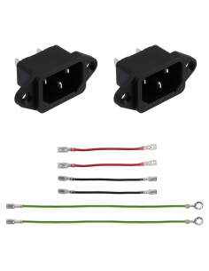 Enchufe Adaptador IEC 320 C14 Antrader 2pcs 250V 10A