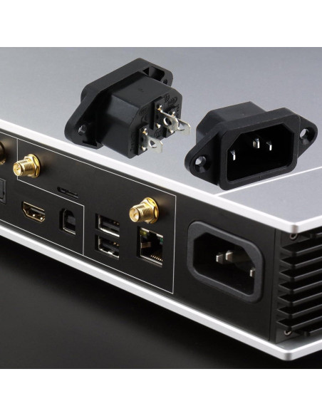 Enchufe Adaptador IEC 320 C14 Antrader 2pcs 250V 10A