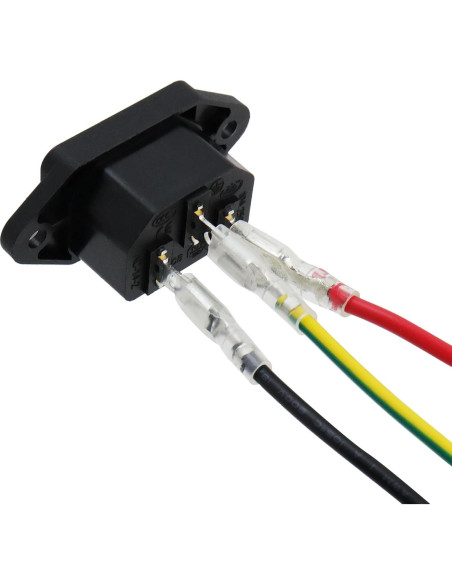 Enchufe Adaptador IEC 320 C14 Antrader 2pcs 250V 10A