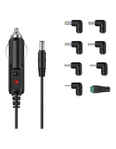 Cargador de coche 12V 2A LIANSUM con 8 conectores y 1.5m