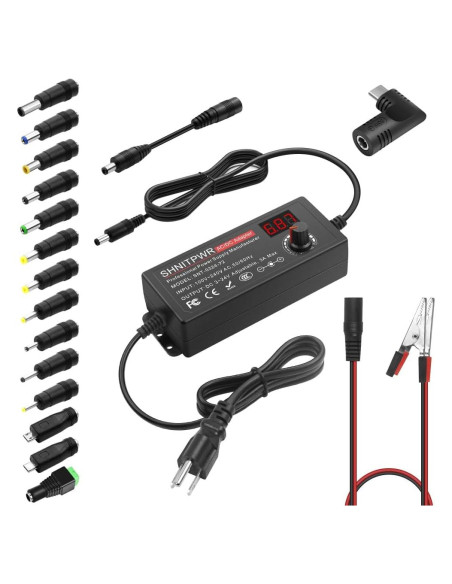 Fuente de Alimentación Universal SHNITPWR 72W Ajustable 3-24V