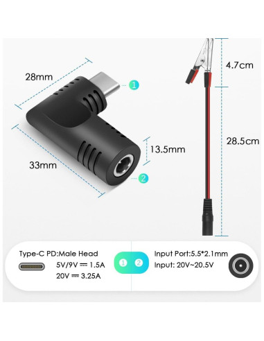 Fuente de Alimentación Universal SHNITPWR 72W Ajustable 3-24V