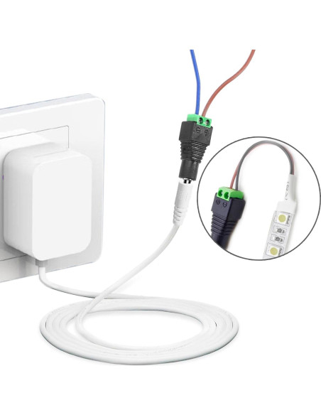 Adaptador de Alimentación Tonton 12V 2A 24W con Cable 1.8m