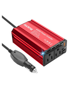 Inversor de Potencia 400W FSATBTNE con 2 Salidas AC y Carga Rápida