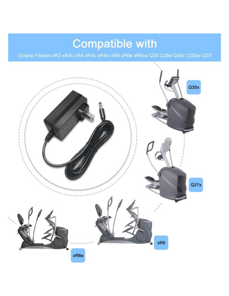 Adaptador de corriente 9V 2A Lantisri para máquinas elípticas