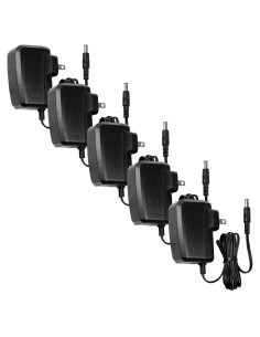Fuente de Poder 12V 1A R-Tech - Paquete de 5 Adaptadores