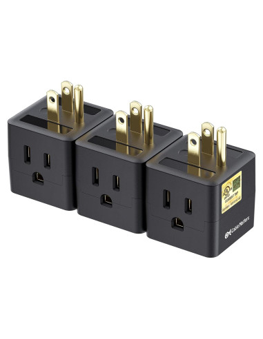 Adaptador de Pared 3 Salidas Cable Matters Negro