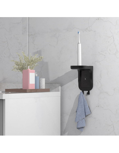 Soporte de Estante de Pared WALI OSH002-B, 2 Paquetes, Negro