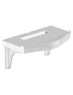 Estante de Montaje en Pared D-Line Ajustable Blanco 22x13cm