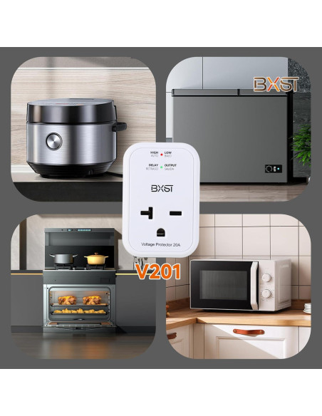 Protector de Sobretensión BXST 220V 20A 140J para Electrodomésticos Protector de Sobretensión BXST 220V 20A 140J para Electrodomésticos