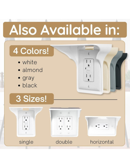 Estante de Pared Power Perch Storage Theory - Blanco, 4.5 kg Estante de Pared Power Perch Storage Theory - Blanco, 4.5 kg