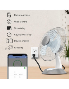 Enchufe Inteligente Feit Electric WiFi 15A Control Remoto 2