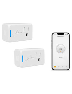 Enchufe Inteligente Mini Jinvoo Wi-Fi 2.4G Control por Voz (2 Pcs)