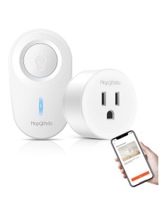 Enchufe Inteligente HAPYTHDA WiFi 2.4GHz Control Remoto RF433