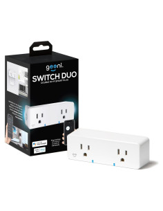 Enchufe Inteligente Geeni Switch Duo 2 Salidas Wi-Fi 2.4GHz