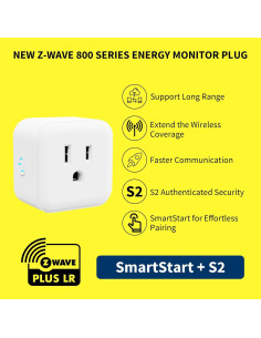 Enchufe Inteligente Z-Wave Minoston MP21ZP Monitor de Energía 2