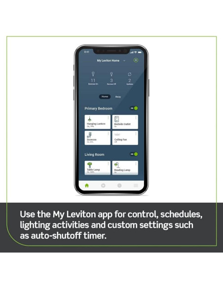 Enchufe Inteligente Leviton Decora 15A Wi-Fi Blanco
