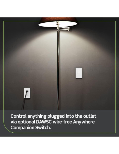 Enchufe Inteligente Leviton Decora 15A Wi-Fi Blanco