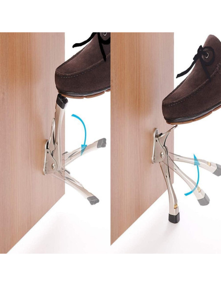 Tope de puerta Gotega ajustable con punta de goma 10.16 cm