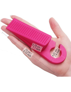 Paquete de 3 Topes de Puerta de Goma Hutou 13.21x4.57cm 2