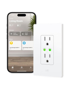 Enchufe Inteligente Eve Energy Outlet - Control por App y Voz