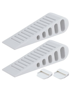 Cuña de Goma para Puerta JQK Blanca - Paquete de 2 Unidades