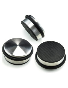 Tope de puerta SofiHome de acero inoxidable - 3 unidades 10.16cm