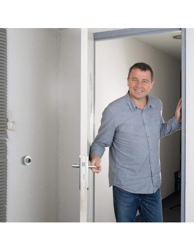 Tope de puerta cóncavo Hotop de acero inoxidable - 2 piezas