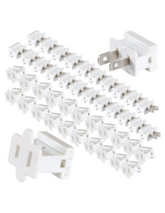 Enchufes Eléctricos SPT-1 GFQHF 26PCS Macho y Hembra Blanco