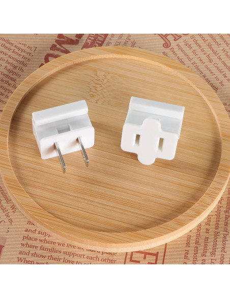 Enchufes Eléctricos SPT-1 GFQHF 26PCS Macho y Hembra Blanco