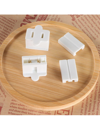 Enchufes Eléctricos SPT-1 GFQHF 26PCS Macho y Hembra Blanco