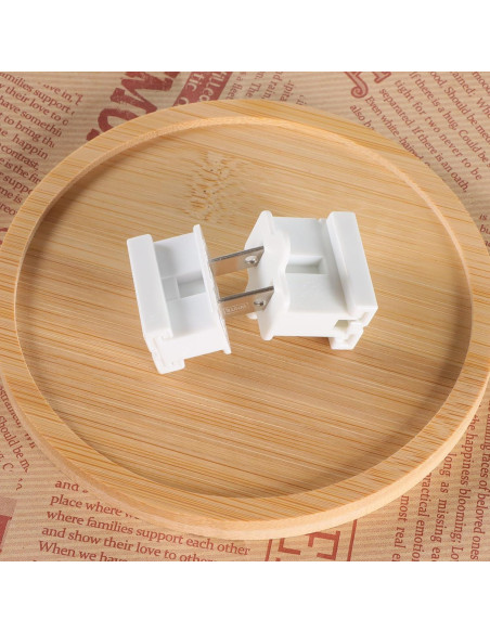 Enchufes Eléctricos SPT-1 GFQHF 26PCS Macho y Hembra Blanco