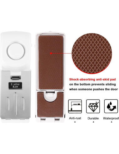 Alarma de Puerta KERUI con Cerradura Portátil 120 dB