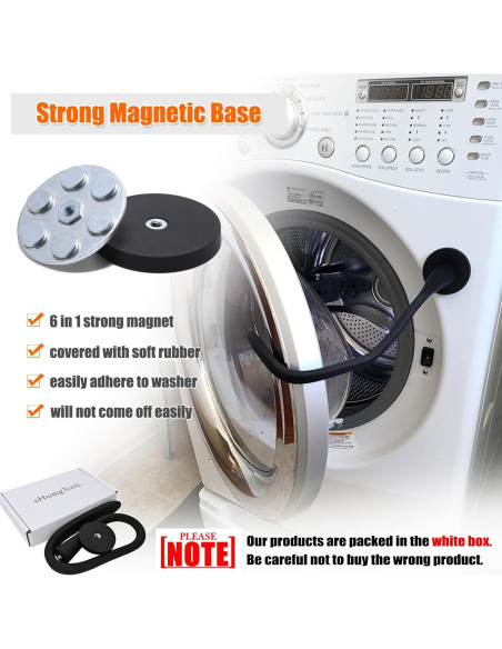 Soporte de Puerta de Lavadora eHuangTools Magnético Negro Soporte de Puerta de Lavadora eHuangTools Magnético Negro